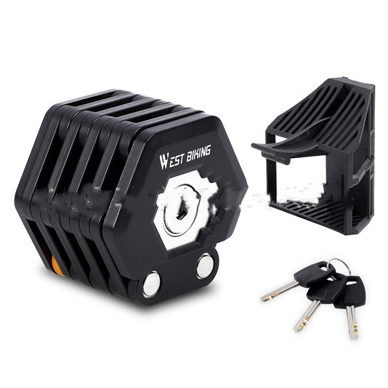 Foldable Bike Lock With 3 Keys Hamburg-Lock Alloy Anti-Theft