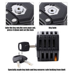 Foldable Bike Lock With 3 Keys Hamburg-Lock Alloy Anti-Theft