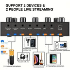V8S Podcast Equipment Bundle, Live Sound Card and BM800 Microphone Condenser ,Recording, Broadcasting, Live Streaming, Youtube,Tiktok