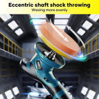 Cordless Car Buffer Polisher with 12V Lithium Rechargeable Battery*2, Cordless Polisher with 8 Variable Speeds, Cordless Buffer Polisher for Car Detailing, Polishing Tools, Polishing Accessories for Men