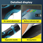 Cordless Car Buffer Polisher with 12V Lithium Rechargeable Battery*2, Cordless Polisher with 8 Variable Speeds, Cordless Buffer Polisher for Car Detailing, Polishing Tools, Polishing Accessories for Men