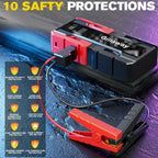 Gillaway 3000A Car Jump Starter Battery Pack (Up to 9.0L Gas and 7.0L Diesel Engine), 12V Car Battery Charger, Jump Box with USB 3.0 Power Bank