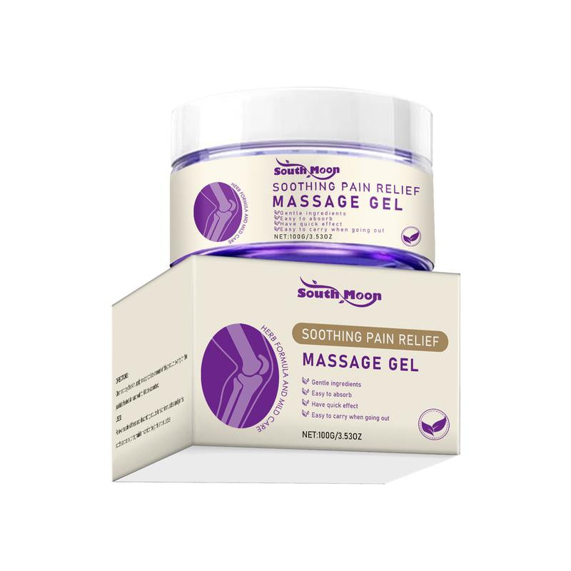 【SOUTH MOON 1】 Body Care Massage Gel Purple Gel for Daily Care, Joint Knees, Elbows, Shoulders, Comfortable Topical Application