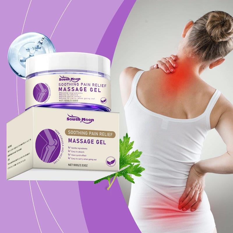 【SOUTH MOON 1】 Body Care Massage Gel Purple Gel for Daily Care, Joint Knees, Elbows, Shoulders, Comfortable Topical Application