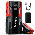 Gillaway 3000A Car Jump Starter Battery Pack (Up to 9.0L Gas and 7.0L Diesel Engine), 12V Car Battery Charger, Jump Box with USB 3.0 Power Bank